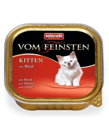 Animonda Vom Feinsten Kitten mit Rind 100g - vlhké krmivo pro koťata s hovězím masem 100g