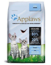 Applaws Complete Kitten Chicken 2kg - Suché krmivo pre mačiatka s kuracím mäsom 2kg