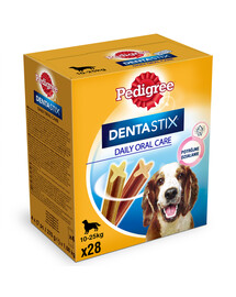 Pedigree DentaStix (stredné plemená) dentálne maškrty pre psov 28 ks