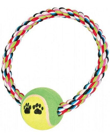 Trixie Aport Kroužek s tenisovým míčkem pro psa Ø 18 cm