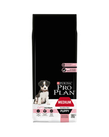 Purina Pro Plan Optiderma Medium Puppy Sensitive Skin 12 kg granule pre šteňatá stredných plemien s citlivou kožou