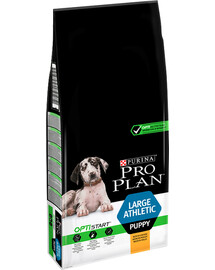 Purina Pro Plan Large Athletic Puppy 12 kg granule pre šteňatá veľkých plemien s kuracím mäsom a ryžou