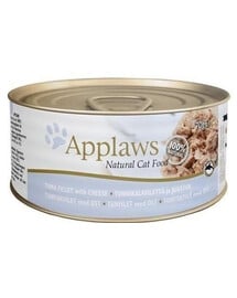 Applaws Natural Cat Food Tuna Fillet with Cheese 156g - mokré krmivo pro kočky s tuňákem a sýrem