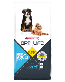 Versele-Laga Opti Life Adult Digestion Light Medium & Maxi 12,5 kg - krmivo pro psy středních a velkých plemen