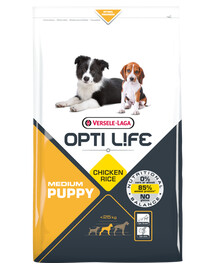 Versele-Laga Opti Life Puppy Medium 12,5 kg - krmivo pro štěňata středních plemen