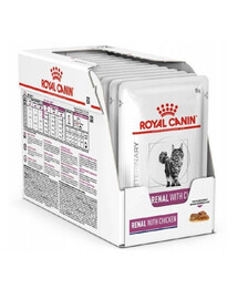 Royal Canin Veterinary Cat Renal with Beef krmivo pre dospelé mačky s hovädzím mäsom 85 g