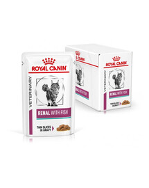 Royal Canin Veterinary Diet Renal Tuna krmivo pre dospelé mačky s poruchami obličiek 85 g