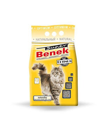 Super Benek OPTIMUM Natural prírodné podstielka pre mačky bez zápachu 5 l