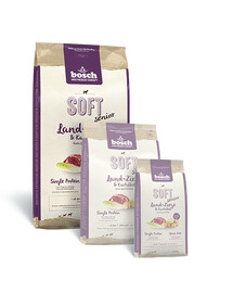 Bosch PetFood Bosch Soft Senior Goat & Potatoes 12,5 kg - granule pro starší psy s citlivým žaludkem koza a brambory 12,5 kg