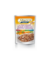 Versele-Laga Stuzzy Dog 100 g - Želé mokré krmivo pro psy s mořskými rybami 100 g