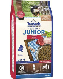 BOSCH Junior jahňacie s ryžou 1 kg granule pre šteňatá a mladé psy 1 kg