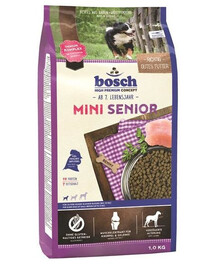 Bosch PetFood Bosch Mini Senior 1 kg - granule pro starší psy malých plemen