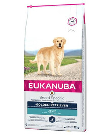 Eukanuba Dog Dry Breed Specific All Golden Retriever Chicken 12 kg granule pre psy s kuracím mäsom