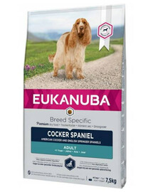  Eukanuba Dog Dry Breed Specific All Cocker Spaniel Chicken 7,5 kg granule pre psov