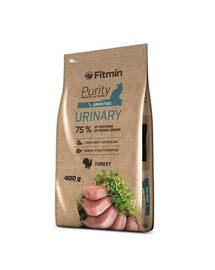 Fitmin Purity Urinary Turkey 400 g - granule pro kočky s poruchami močových cest s krůtím masem 400 g