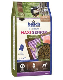 BOSCH Maxi Senior hydina a ryža 1 kg granule pre psy veľkých plemien 1 kg
