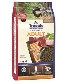 Bosch PetFood Bosch Adult Mit Lamm & Reis 1 kg - granule pro dospělé psy s jehněčím masem a rýží 1 kg