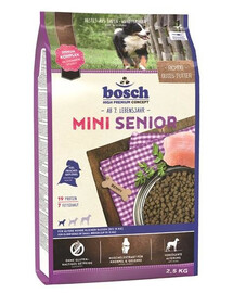 Bosch PetFood Bosch Mini Senior 2,5 kg - granule pro starší psy malých plemen