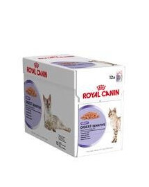 Royal Canin Digest Sensitive 12x 85 g - mokra karma dla kotów o wrażliwym przewodzie pokarmowym 12x85g