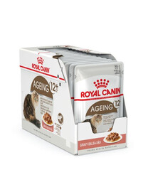 ROYAL CANIN Ageing +12 mokré krmivo pro dospělé kočky v omáčce 12x85g