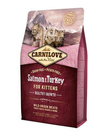 Carnilove For Kittens Salmon & Turkey 2 kg - granule pro koťata