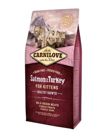 Carnilove For Kittens Salmon & Turkey 6 kg granule pre mačiatka