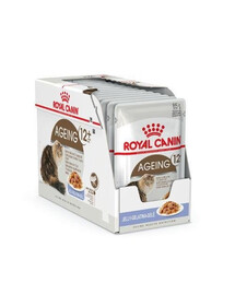 ROYAL CANIN Ageing +12 vlhké želé krmivo pre dospelé mačky 12x85g