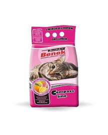 Super Benek Standard Line Citrus Freshness 10 l - stelivo pro kočky s vůní citronu 10l
