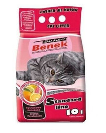 Super Benek Citrus Freshness 10L - stelivo pro kočky s citrusovou vůní 10L