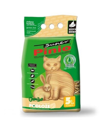 Super Benek Pinio Green Tea 35 l - stelivo pro kočky s vůní zeleného čaje 35l