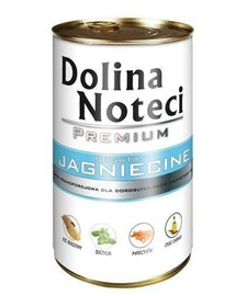 Dolina Noteci Premium jahňacia konzerva pre psov 400 g