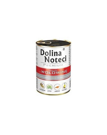 Dolina Noteci Premium konzerva pre dospelých psov s hovädzím mäsom 400 g