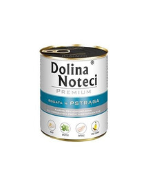 Dolina Noteci Premium konzerva pre dospelých psov so pstruhom 800 g