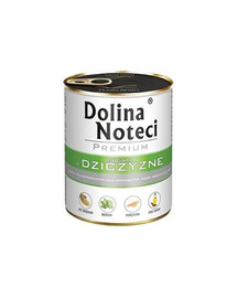 Dolina Noteci Premium Rich in Game 800 g mokré krmivo pre psov zverinu 800 g