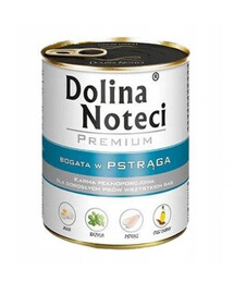 Dolina Noteci konzerva pre psov so pstruhom 400 g