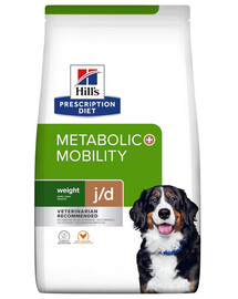 HILL'S Prescription Diet Canine Metabolic + Mobility 4 kg diétne granule pre psov s kuracím mäsom 4 kg