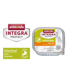 Animonda Integra Protect Intestinal Pute Pur 100g - vlhké krmivo pro kočky s akutní gastrointestinální nedostatečností s krůtím masem 100g