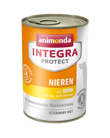 Animonda Integra Protect Nieren Mit Huhn 400 g - vlhké krmivo pro psy s ledvinovou nedostatečností kuře 400 g