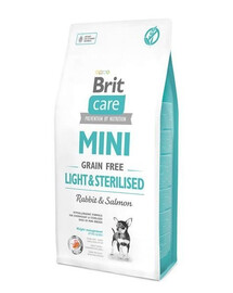 Brit Care Mini Grain-Free Light & Sterilised 7 kg