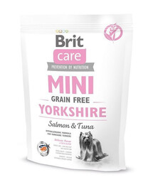 Brit Care Mini Grain Free Yorkshire 400g - suché krmivo pro jorkšíry 400g