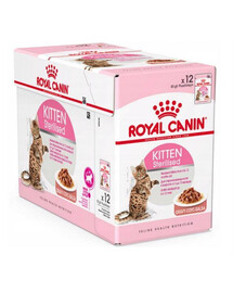 Royal Canin Kitten Sterilised sada kapsičiek pre sterilizované mačiatka 12x 85 g