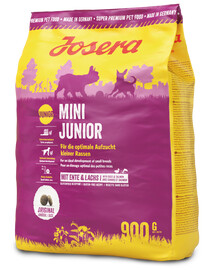 Josera Dog Mini Junior 900 g granule pre šteňatá a mladých psov malých plemien