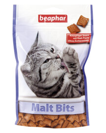 Beaphar Malt Bits 150 g maškrta s pastou pre mačky proti pilobezoárom