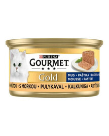  Purina Gourmet Gold Mousse paštéta s morčacím mäsom 85 g