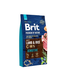 Brit Premium By Nature Sensitive Lamb & Rice 8 kg krokety pre psov s jahňacinou a ryžou