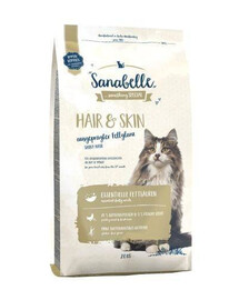 BOSCH SANABELLE Hair&skin krmivo pre zdravú srsť pre mačky 2 kg