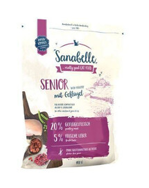 BOSCH SANABELLE Senior hydina granule pre staršie mačky 400 g