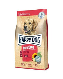 HAPPY DOG NaturCroq Active Adult 15 kg granule pre aktívnych dospelých psov 15 kg