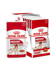 ROYAL CANIN Medium adult sada kapsičiek pre psov stredne veľkých plemien 10x 140 g