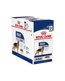 ROYAL CANIN Maxi adult vrecko pre psov veľkých plemien 10x 140 g